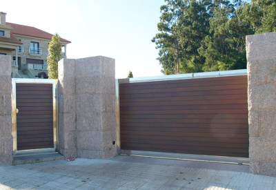 Portal de finca en inox